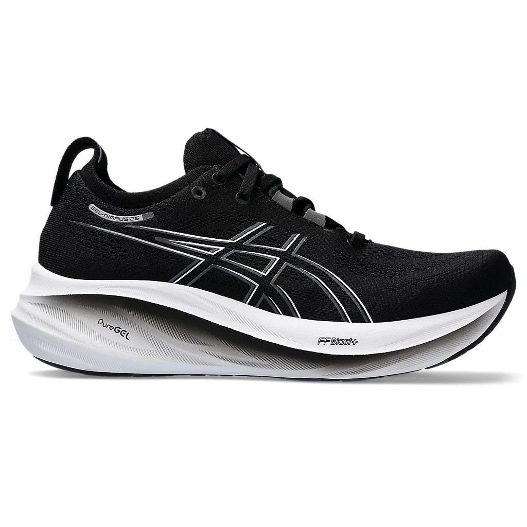 Vendita ASICS GEL NIMBUS 26 1012B601 001 BLACK GRAPHITE DONNA Sport Time