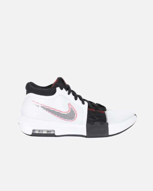 NIKE LEBRON WITNESS 8 BASKETBALL SHOES B0D9MJ4Y2N (WHITE/BLACK-UNI) UOMO