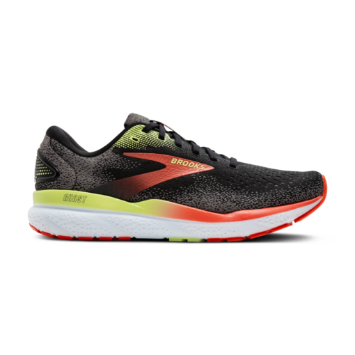 BROOKS GHOST 1104181D049 (BLACK/MANDARIN) UOMO