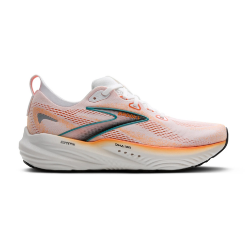 BROOKS GLYCERIN 1104451D186 (WHITE/ORANGE/GR) UOMO