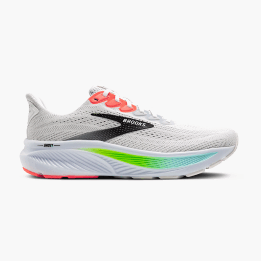 BROOKS GHOST 1104421D112 (WHITE/PINK CLAY) UOMO