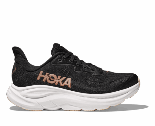 HOKA W CLIFTON 10 1162031-BRGL (BLACK / ROSE GO) DONNA