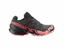 SALOMON SHOES SPEEDCROSS 6 GTX W 9 IRON/BLA L47880400 (NINE IRON/BLACK) DONNA