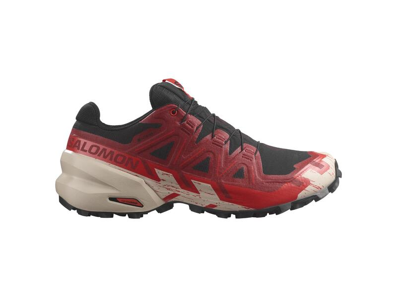 SALOMON SHOES SPEEDCROSS 6 GTX BLACK/RDDAL/ L47301800 (BLACK/RED DALHI) UOMO