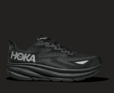 HOKA W CLIFTON 9 GTX 1141490F-BBLC (BLACK / BLACK) DONNA